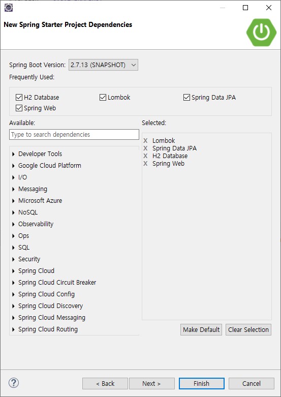 프로젝트 생성2